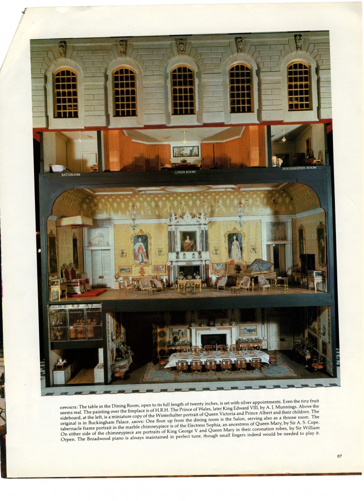 Queen Mary's Doll House at Windsor Palace 