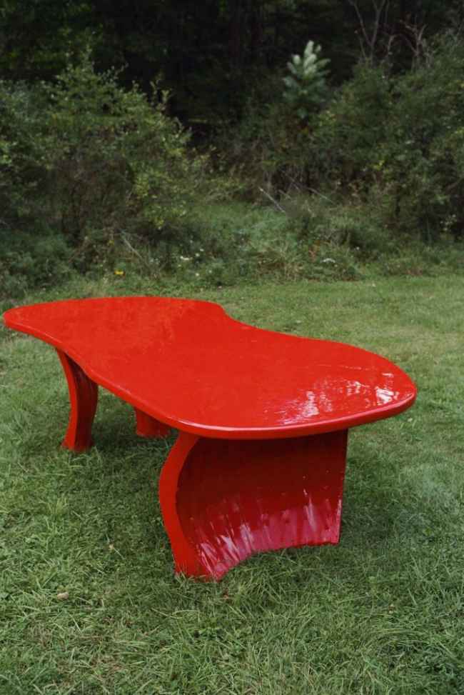 Thumbnail for INTERVIEW: Liz Hopkins On Their Clit-Shaped Desk, Womb-Like Seating, And Reclaiming Lesbian Pulp